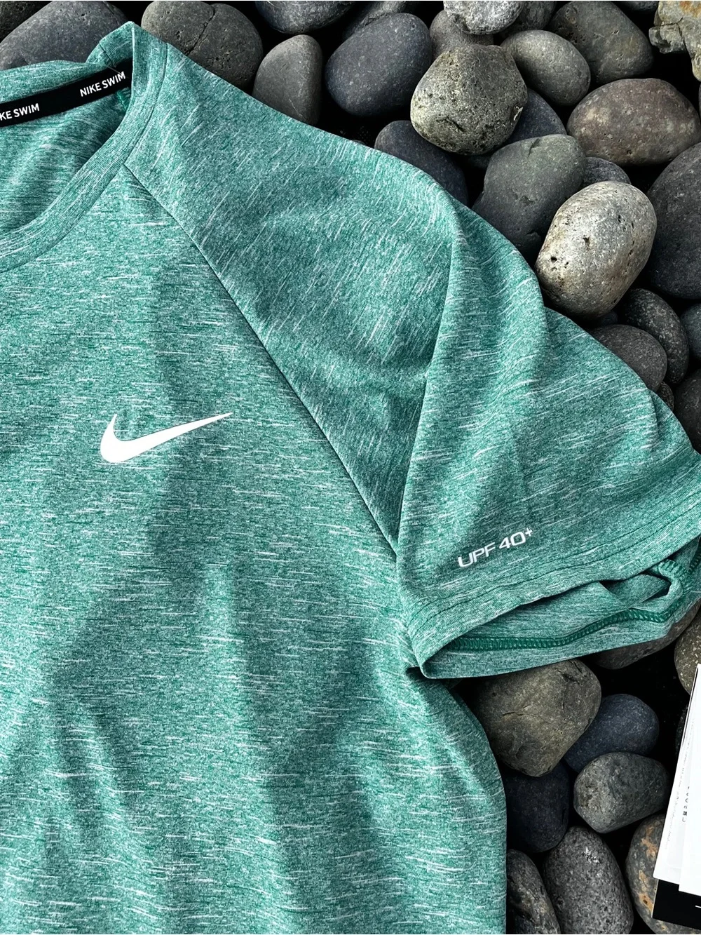 Nike Heather Green Teal Dri-FIT Short Sleeve Tee NESSA589-322 Large
